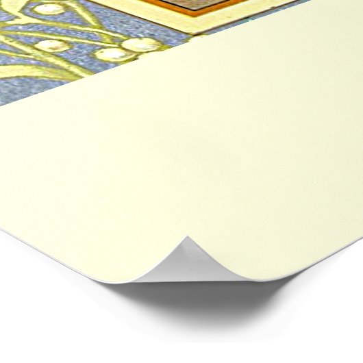 シェークスピアによるSonnet#11の最初の4行 ポスター (角)