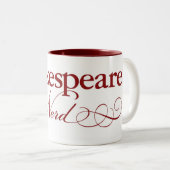 シェークスピアのおたくのコーヒー・マグ ツートーンマグカップ (正面右)
