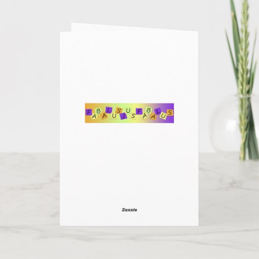 シェークスピアのおもしろいなバースデー・カード カード (裏面)