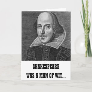 シェークスピアのおもしろいなバースデー・カード カード