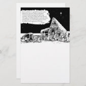 シェークスピアのクリスマス 便箋 (正面/裏面)