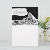 シェークスピアのクリスマス 便箋 (スタンド正面)