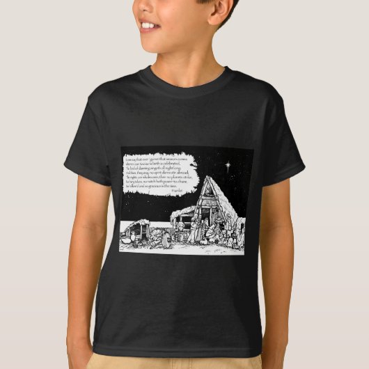 シェークスピアのクリスマス Tシャツ (正面)