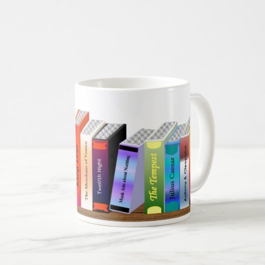 シェークスピアのコレクション コーヒーマグカップ (正面右)