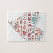 シェークスピアのソネット18 ジグソーパズル (横)