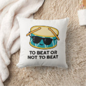 シェークスピアのドラムおもしろいパンにビートするか否か クッション (ブランケット)