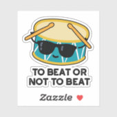 シェークスピアのドラムおもしろいパンにビートするか否か シール (シート)