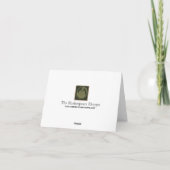 シェークスピアのポップアート カード (裏面)