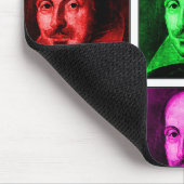 シェークスピアのポップアート マウスパッド (コーナー)