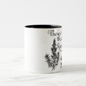 シェークスピアのマグ、記憶のためのローズマリー、ハムレット ツートーンマグカップ (中央)