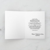 シェークスピアのロマンチックなバレンタイン シーズンカード (内部)