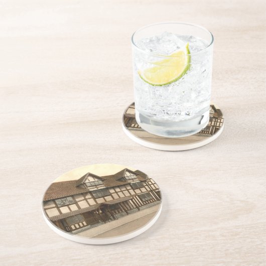 シェークスピアの出生地、StratfordにAvon コースター (側面)