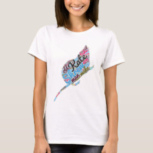 シェークスピアの口やかましい女の単語の雲の飼いならすこと Tシャツ