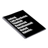 シェークスピアの女性 ノートブック (右側)