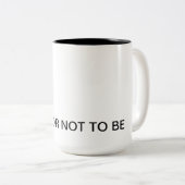 シェークスピアの引用文のマグ-ハムレット ツートーンマグカップ (正面右)