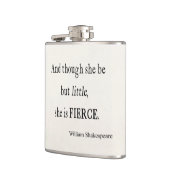 シェークスピアの引用文彼女は小さくしかし激しい引用文です フラスク (左)