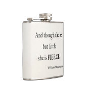 シェークスピアの引用文彼女は小さくしかし激しい引用文です フラスク (右)