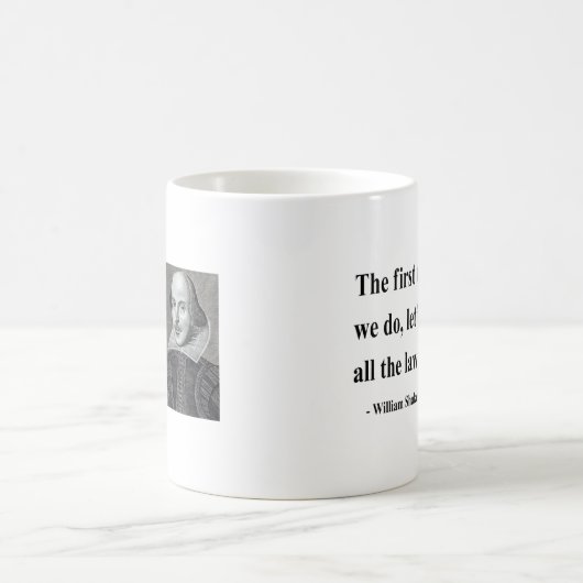 シェークスピアの引用文4b コーヒーマグカップ (中央)