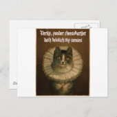 シェークスピアの猫 ポストカード (正面/裏面)