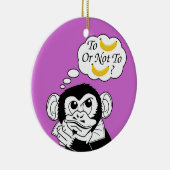 シェークスピアの猿 セラミックオーナメント (右)