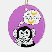 シェークスピアの猿 セラミックオーナメント (左)