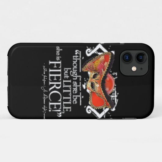 シェークスピアの真夏の夜の夢の激しい引用文 Case-Mate iPhoneケース (裏面(横))