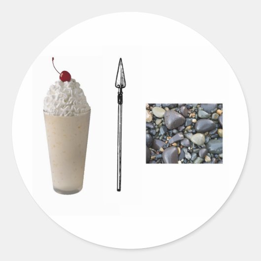 シェークスピアの石 ラウンドシール (正面)