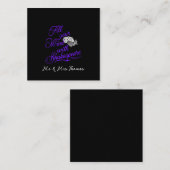 シェークスピアの究極の贈り物で心を満たす スクエア名刺 (正面/裏面)