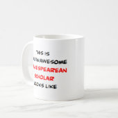 シェークスピアの素晴らし学者 コーヒーマグカップ (正面左)