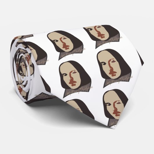 シェークスピアの署名のイメージ ネクタイ (ロール)