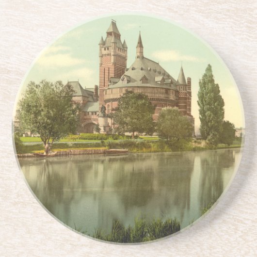 シェークスピアの記念の劇場、Stratford Avon コースター (正面)