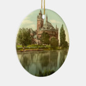 シェークスピアの記念の劇場、Stratford Avon セラミックオーナメント (右)