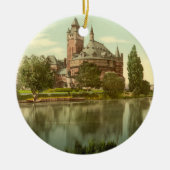 シェークスピアの記念の劇場、Stratford Avon セラミックオーナメント (正面)