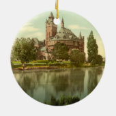 シェークスピアの記念の劇場、Stratford Avon セラミックオーナメント (裏面)