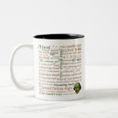 シェークスピアはコレクションを侮辱します ツートーンマグカップ (左)