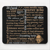 シェークスピアはコレクションを侮辱します マウスパッド (正面)