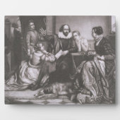 シェークスピアは彼の家族と共に、レシチンのストラットフォードで フォトプラーク (正面)