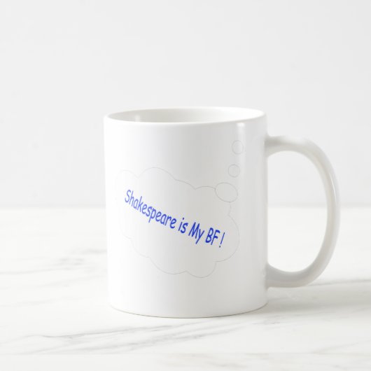 シェークスピアは私の親友です コーヒーマグカップ (右)