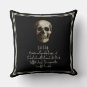 シェークスピアを眠る クッション (裏面)