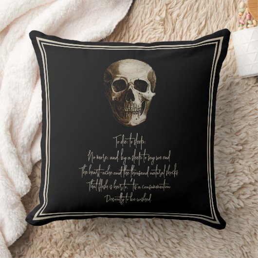 シェークスピアを眠る クッション (ブランケット)