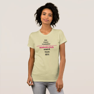 シェークスピアインスパイアの素晴らしい母親 Tシャツ