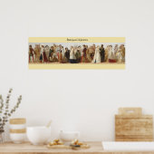 シェークスピアキャラクター ポスター (キッチン)