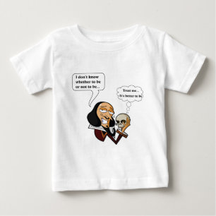 シェークスピアハムレット、あるためまたはないため ベビーTシャツ