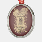 シェークスピアヘンリー五世のQuartoの前部部分 メタルオーナメント (左)