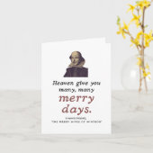 シェークスピアメリー日シアター結婚ズ婚約 カード (黄色い花)