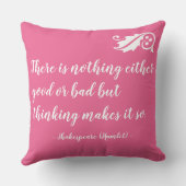 シェークスピア以外に良い考えことはない クッション (裏面)