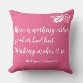 シェークスピア以外に良い考えことはない クッション (正面)