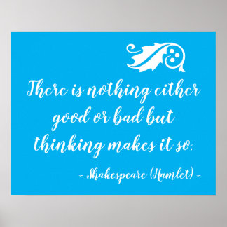 シェークスピア以外に良い考えことはない ポスター