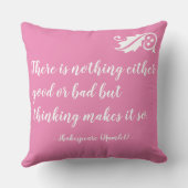 シェークスピア以外に良い考えることはない クッション (裏面)