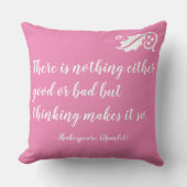 シェークスピア以外に良い考えることはない クッション (正面)